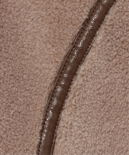 ikka（イッカ）の「リバーシブルフェイクムートンコート（ムートンコート・レディース・オフホワイト/スモークグレー/オリーブ・M/L）」の12枚目の写真