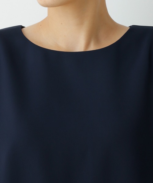 LEPSIM（レプシィム）の「【上下セット】キレイめセットアップ　949744（パンツドレス・レディース・ライトブルー/ネイビー・MEDIUM/LARGE）」の7枚目の写真