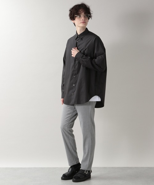 RAGEBLUE（レイジブルー）の「ブロード無地/セミロングシャツ/203114（シャツ/ブラウス・メンズ・ホワイト/ブラック/ベージュ・MEDIUM/LARGE）」の15枚目の写真