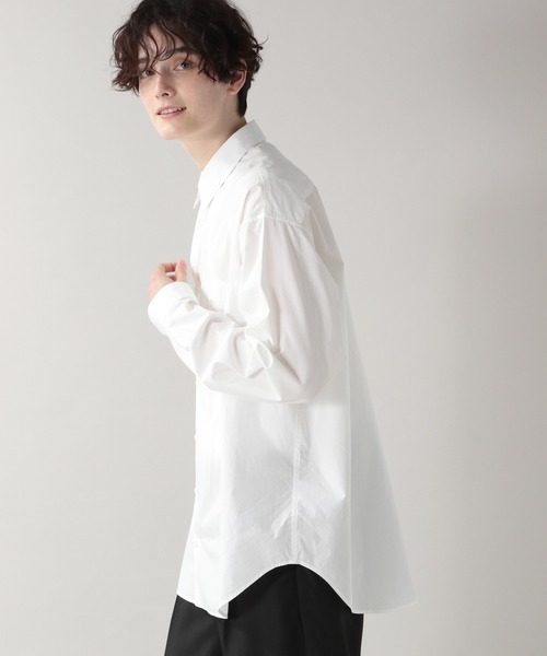 RAGEBLUE（レイジブルー）の「ブロード無地/セミロングシャツ/203114（シャツ/ブラウス・メンズ・ホワイト/ブラック/ベージュ・MEDIUM/LARGE）」の21枚目の写真