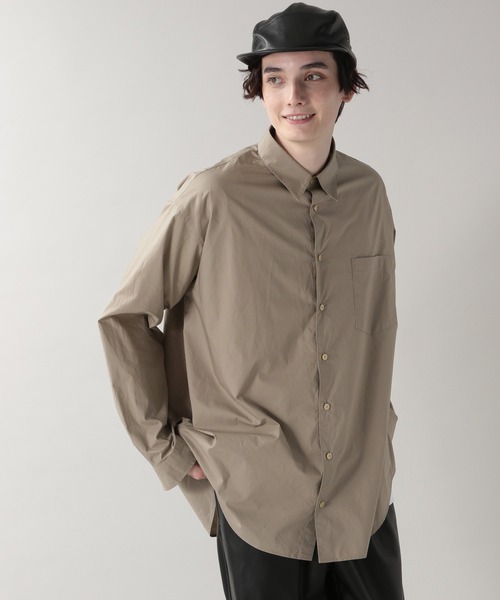 RAGEBLUE（レイジブルー）の「ブロード無地/セミロングシャツ/203114（シャツ/ブラウス・メンズ・ホワイト/ブラック/ベージュ・MEDIUM/LARGE）」の13枚目の写真