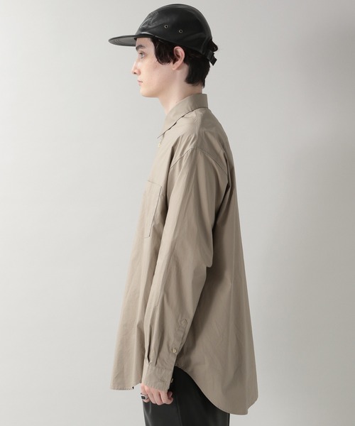 RAGEBLUE（レイジブルー）の「ブロード無地/セミロングシャツ/203114（シャツ/ブラウス・メンズ・ホワイト/ブラック/ベージュ・MEDIUM/LARGE）」の16枚目の写真