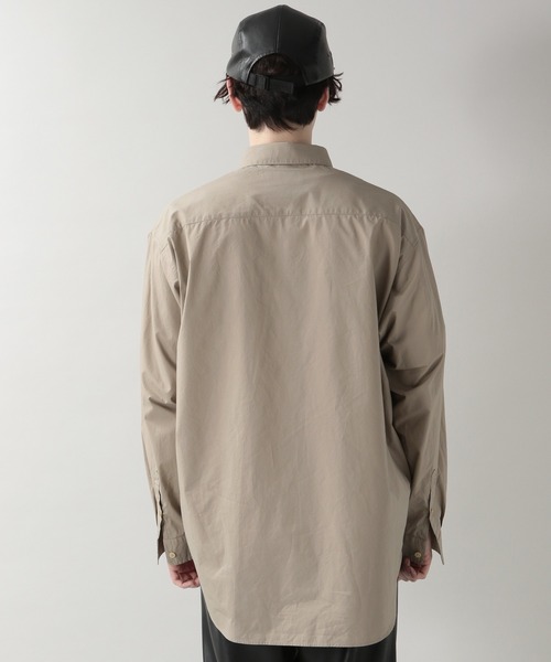 RAGEBLUE（レイジブルー）の「ブロード無地/セミロングシャツ/203114（シャツ/ブラウス・メンズ・ホワイト/ブラック/ベージュ・MEDIUM/LARGE）」の19枚目の写真