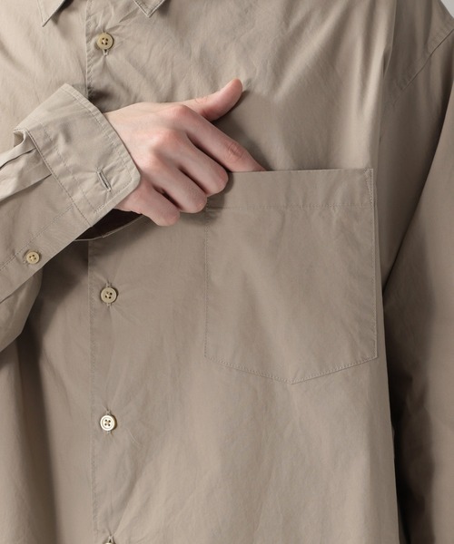 RAGEBLUE（レイジブルー）の「ブロード無地/セミロングシャツ/203114（シャツ/ブラウス・メンズ・ホワイト/ブラック/ベージュ・MEDIUM/LARGE）」の8枚目の写真