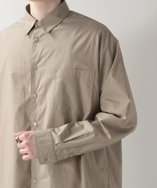 RAGEBLUE（レイジブルー）の「ブロード無地/セミロングシャツ/203114（シャツ/ブラウス・メンズ・ホワイト/ブラック/ベージュ・MEDIUM/LARGE）」の11枚目の写真