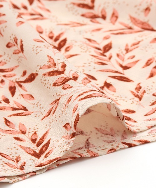 チチカカ（チチカカ）の「リーフプリントバロチ風ワンピース（ワンピース・レディース・ブラック/アイボリー・FREE）」の11枚目の写真