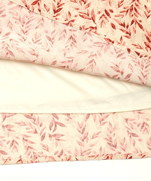 チチカカ（チチカカ）の「リーフプリントバロチ風ワンピース（ワンピース・レディース・ブラック/アイボリー・FREE）」の18枚目の写真