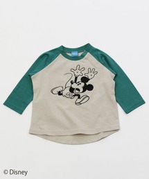 JAM & LINK | 【Disney】ミッキーマウス/ラグランロングTシャツ(Tシャツ/カットソー)