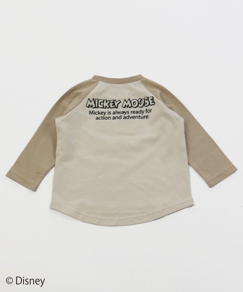 JAM & LINK（ジャムアンドリンク）の「【Disney】ミッキーマウス/ラグランロングTシャツ（Tシャツ/カットソー・キッズ・ブラック×ホワイト/グリーン系その他/ベージュ系その他・100cm/110cm/140cm/120cm/90cm/130cm）」の16枚目の写真