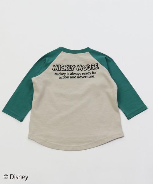 JAM & LINK（ジャムアンドリンク）の「【Disney】ミッキーマウス/ラグランロングTシャツ（Tシャツ/カットソー・キッズ・ブラック×ホワイト/グリーン系その他/ベージュ系その他・100cm/110cm/140cm/120cm/90cm/130cm）」の18枚目の写真
