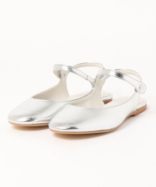 flower(フラワー)の「スパークルストラップバレエパンプス(パンプス・レディース・グレー/シルバー/ゴールド・6/7/8)」の2枚目の写真