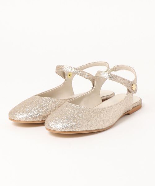 flower(フラワー)の「スパークルストラップバレエパンプス(パンプス・レディース・グレー/シルバー/ゴールド・6/7/8)」の3枚目の写真