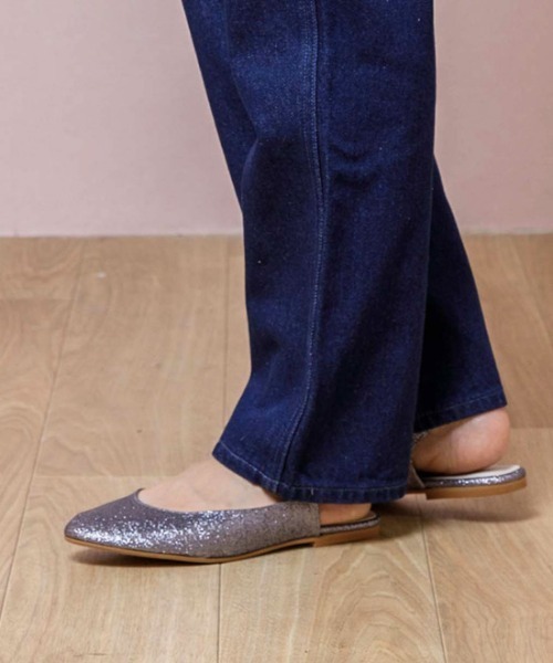 flower(フラワー)の「スパークルストラップバレエパンプス(パンプス・レディース・グレー/シルバー/ゴールド・6/7/8)」の20枚目の写真