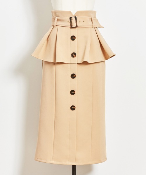 NOELA（ノエラ）の「ペプラムタイトスカート（スカート・レディース・ベージュ/ブルー/その他1・S/M）」の15枚目の写真