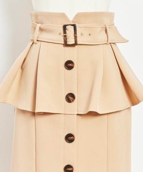 NOELA（ノエラ）の「ペプラムタイトスカート（スカート・レディース・ベージュ/ブルー/その他1・S/M）」の12枚目の写真