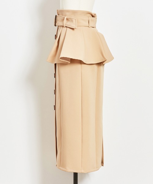 NOELA（ノエラ）の「ペプラムタイトスカート（スカート・レディース・ベージュ/ブルー/その他1・S/M）」の18枚目の写真
