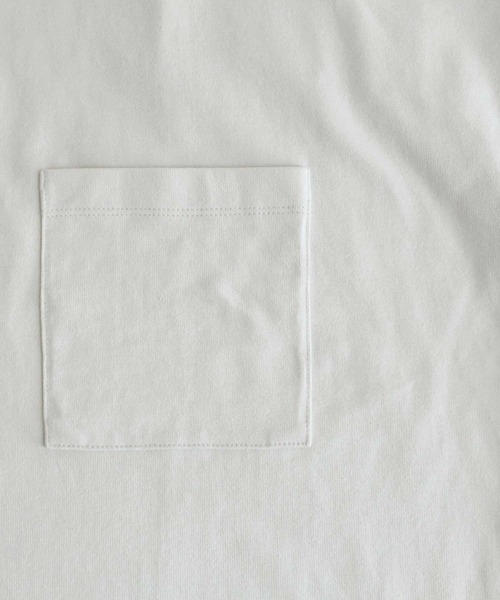 antiqua(アンティカ)の「こなれシルエット決まる!バスク生地ロングTシャツ(Tシャツ/カットソー・レディース・オフホワイト/ブラック/パープル/マスタード・FREE)」の7枚目の写真