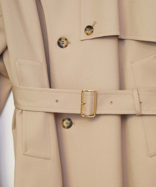 TAUPE（トープ）の「【TAUPE/トープ】 テトロンウールモーターサイクルコート（トレンチコート・メンズ・ベージュ/ネイビー・1/2）」の18枚目の写真