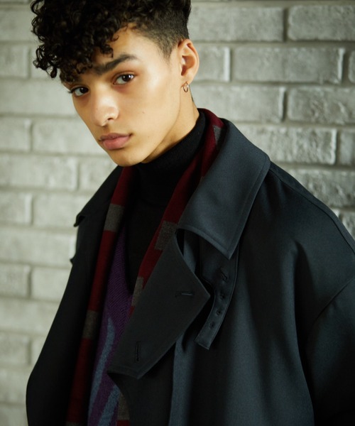 TAUPE（トープ）の「【TAUPE/トープ】 テトロンウールモーターサイクルコート（トレンチコート・メンズ・ベージュ/ネイビー・1/2）」の12枚目の写真