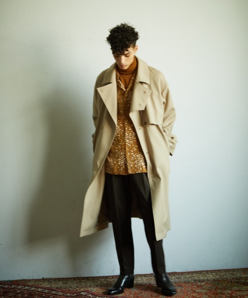 TAUPE（トープ）の「【TAUPE/トープ】 テトロンウールモーターサイクルコート（トレンチコート・メンズ・ベージュ/ネイビー・1/2）」の11枚目の写真