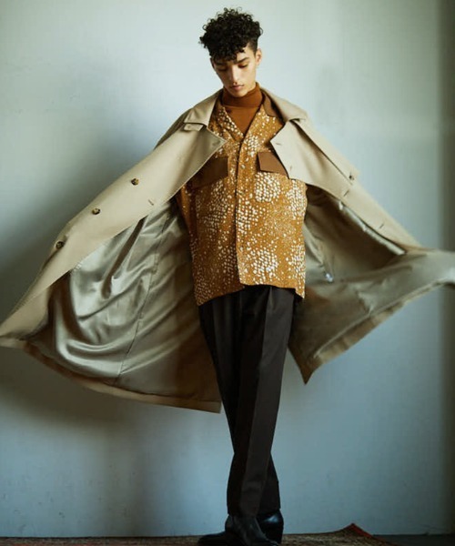 TAUPE（トープ）の「【TAUPE/トープ】 テトロンウールモーターサイクルコート（トレンチコート・メンズ・ベージュ/ネイビー・1/2）」の20枚目の写真