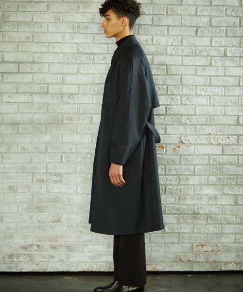 TAUPE（トープ）の「【TAUPE/トープ】 テトロンウールモーターサイクルコート（トレンチコート・メンズ・ベージュ/ネイビー・1/2）」の17枚目の写真