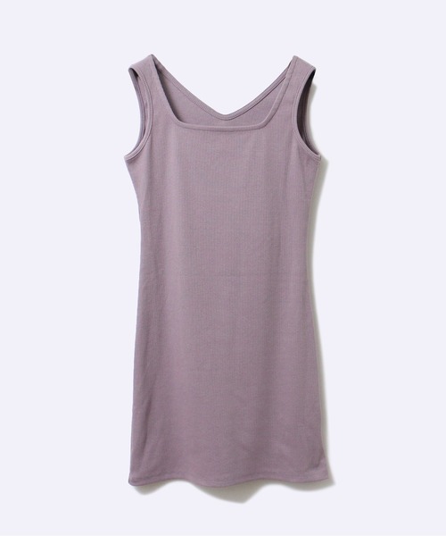 one way（ワンウェイ）の「【oneway Jeans】フロント開き2WAYテレコワンピース（ワンピース・レディース・ブラック/ベージュ/パープル/ライトブラウン・FREE）」の13枚目の写真