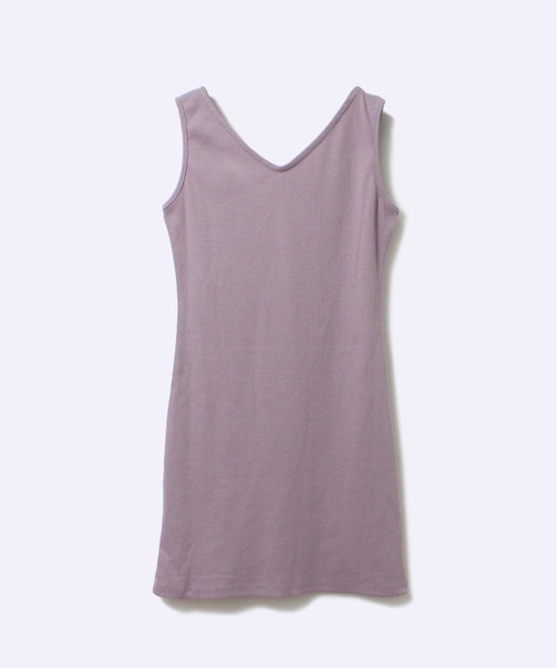 one way（ワンウェイ）の「【oneway Jeans】フロント開き2WAYテレコワンピース（ワンピース・レディース・ブラック/ベージュ/パープル/ライトブラウン・FREE）」の14枚目の写真