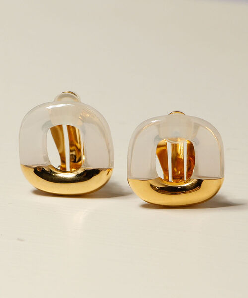 【LUCAS JACK/ルーカスジャック】ハーフドーナツイヤリング