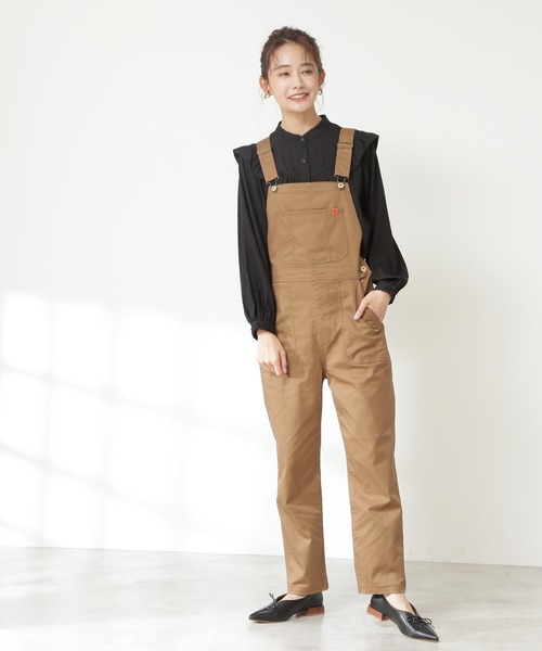 N.(N. Natural Beauty Basic)(エヌエヌナチュラルビューティーベーシック)の「◆スタンドネックフリル長袖ブラウス(シャツ/ブラウス・レディース・ブラック/オフホワイト/ブルー/ブルー系その他・MEDIUM)」の13枚目の写真