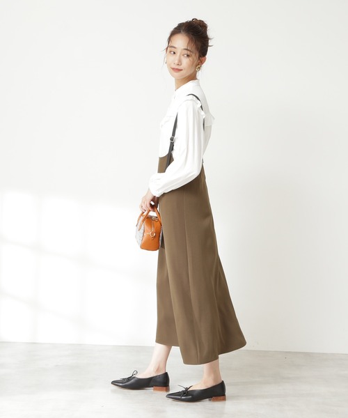 N.(N. Natural Beauty Basic)(エヌエヌナチュラルビューティーベーシック)の「◆スタンドネックフリル長袖ブラウス(シャツ/ブラウス・レディース・ブラック/オフホワイト/ブルー/ブルー系その他・MEDIUM)」の11枚目の写真