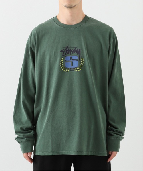 STUSSY(ステューシー)の「【STUSSY / ステューシー】S Wreath Pig Dyed Ls Tee(Tシャツ/カットソー・メンズ・イエロー/ブラック/アイボリー・LARGE/MEDIUM/X-LARGE)」の19枚目の写真