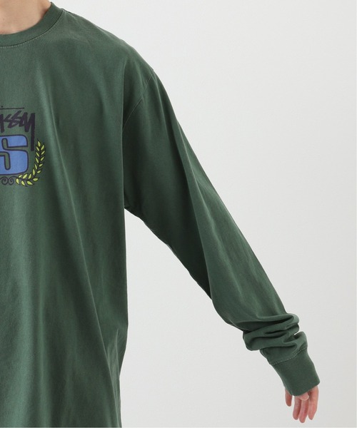 STUSSY(ステューシー)の「【STUSSY / ステューシー】S Wreath Pig Dyed Ls Tee(Tシャツ/カットソー・メンズ・イエロー/ブラック/アイボリー・LARGE/MEDIUM/X-LARGE)」の7枚目の写真