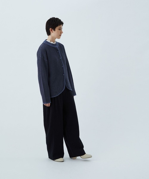 conges payes ADIEU TRISTESSE（コンジェ ペイエ アデュートリステス）の「綿麻レーヨンバルーンパンツ（その他パンツ・レディース・ライトカーキ/ブラック・38）」の15枚目の写真