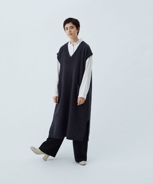 conges payes ADIEU TRISTESSE（コンジェ ペイエ アデュートリステス）の「綿麻レーヨンバルーンパンツ（その他パンツ・レディース・ライトカーキ/ブラック・38）」の19枚目の写真