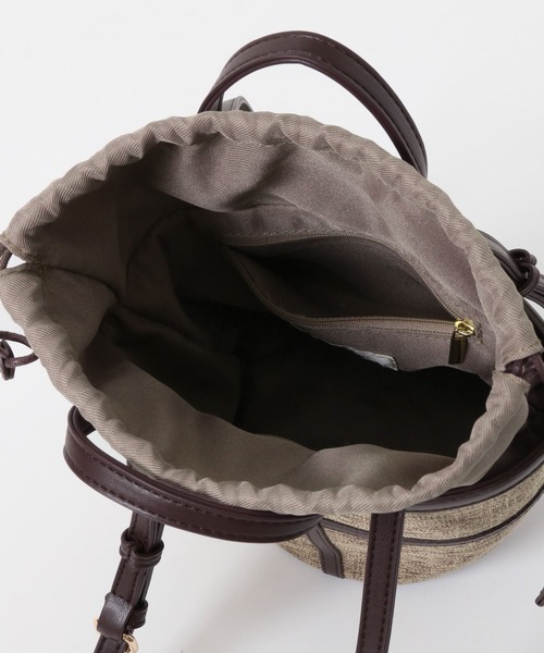 RODE SKO（ロデスコ）の「MARIKE ツイード風バケツバッグ∴（ショルダーバッグ・レディース・ブラウン/キャメル・ONE）」の10枚目の写真