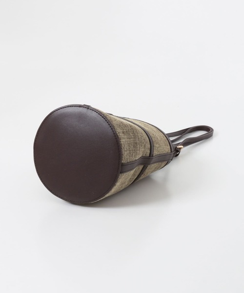 RODE SKO（ロデスコ）の「MARIKE ツイード風バケツバッグ∴（ショルダーバッグ・レディース・ブラウン/キャメル・ONE）」の14枚目の写真