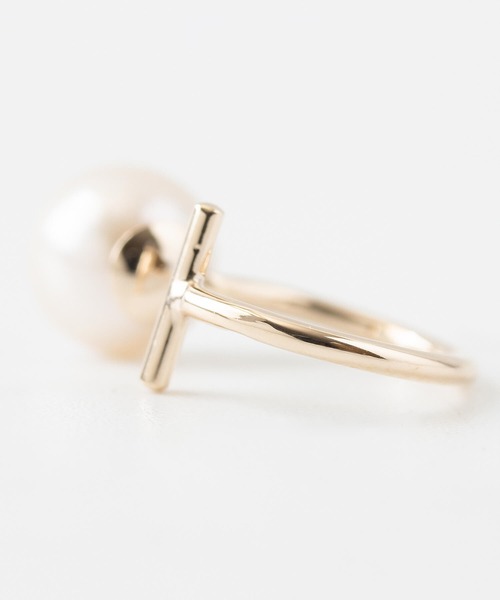 JUICY ROCK(ジューシーロック)の「K10YG 一粒アコヤパールイヤーカフ(イヤーカフ・レディース・ゴールド・ONE SIZE)」の5枚目の写真