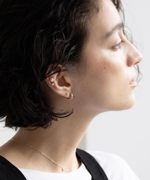 JUICY ROCK(ジューシーロック)の「K10YG 一粒アコヤパールイヤーカフ(イヤーカフ・レディース・ゴールド・ONE SIZE)」の9枚目の写真