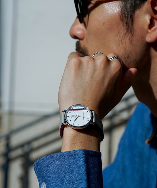 U.S. POLO ASSN.（ユーエスポロアッスン）の「【U.S. POLO ASSN.】ユーエスポロアッスン 腕時計 US-1BLG バイカラー 36mm クォーツ（アナログ腕時計・メンズ・ホワイト×グレー・FREE）」の4枚目の写真
