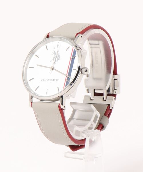 U.S. POLO ASSN.（ユーエスポロアッスン）の「【U.S. POLO ASSN.】ユーエスポロアッスン 腕時計 US-1BLG バイカラー 36mm クォーツ（アナログ腕時計・メンズ・ホワイト×グレー・FREE）」の6枚目の写真