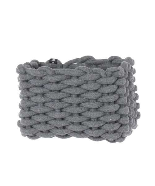 LAKOLE（ラコレ）の「モコモコロープコンテナ(M) / 235574（収納グッズ・レディース・ホワイト/ブラウン/グレー・FREE）」の9枚目の写真