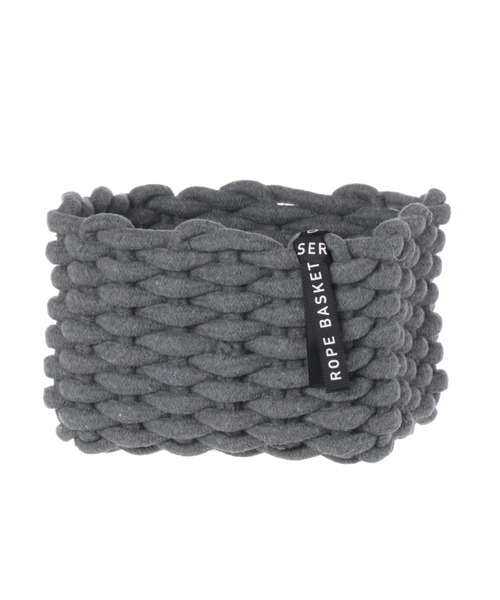 LAKOLE（ラコレ）の「モコモコロープコンテナ(M) / 235574（収納グッズ・レディース・ホワイト/ブラウン/グレー・FREE）」の15枚目の写真