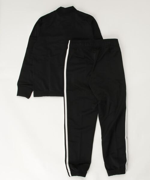 adidas（アディダス）の「アディダス adidas ジャージ上下セット（その他アウター・キッズ・ブラック×グレー・160cm/140cm/130cm/120cm/150cm）」の2枚目の写真