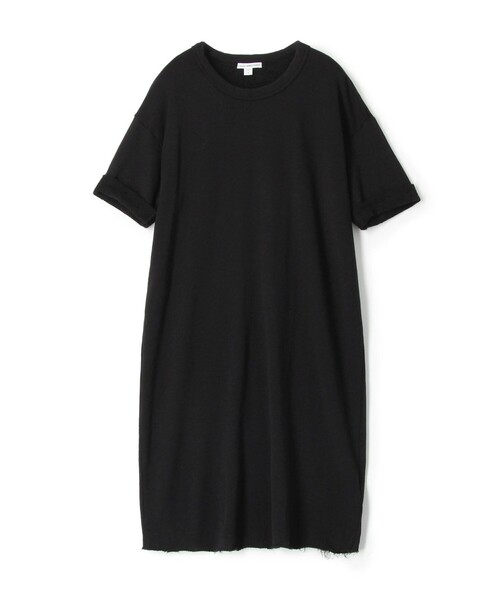 新品即出荷可 バックパイルスエット ハーフスリーブワンピース Wxa6634 ワンピース James Perse ジェームスパース のファッション から厳選した Arenatheatre Net