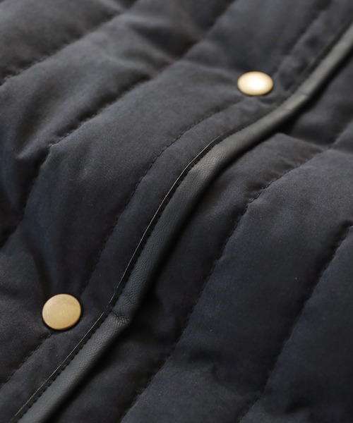 n'OrLABEL（ノアールレーベル）の「『ノーカラーラインキルティングコート』（ノーカラーコート・レディース・ライトカーキ/ブラック/アイボリー・FREE）」の16枚目の写真