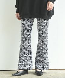 ジャガードニットパンツ