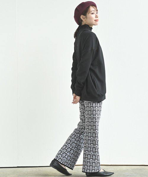 rps(アールピーエス)の「ジャガードニットパンツ(その他パンツ・レディース・ブラック系その他3/ブラウン/ブラック系その他2/ブラック・M)」の6枚目の写真