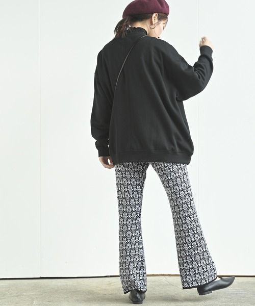 rps(アールピーエス)の「ジャガードニットパンツ(その他パンツ・レディース・ブラック系その他3/ブラウン/ブラック系その他2/ブラック・M)」の7枚目の写真