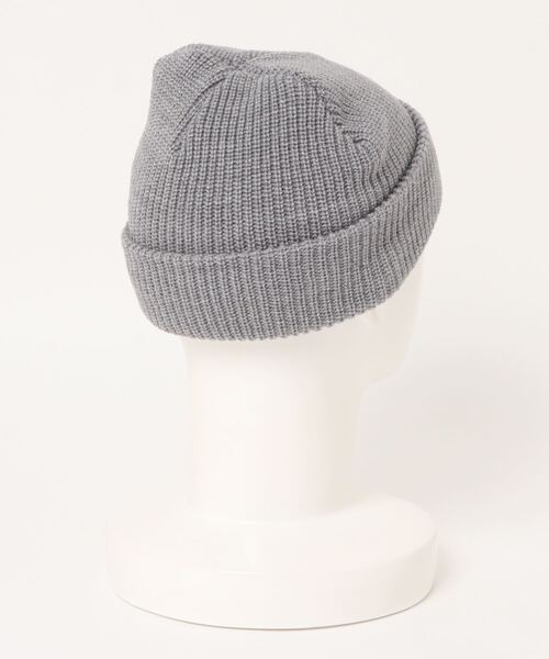 ONSPOTZ(オンスポッツ)の「ハフ HUF 折り返し ニット帽(ニットキャップ/ビーニー・メンズ・グレー/ブラック/グリーン/グレー系その他/ネイビー・FREE)」の8枚目の写真